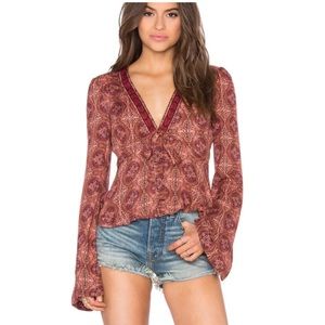 Free People Blouse Size M